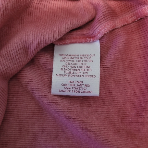 Faded Glory  Women's  Plus Size 3X (22W-24W)  Tank Top  Red - Picture 5 of 6